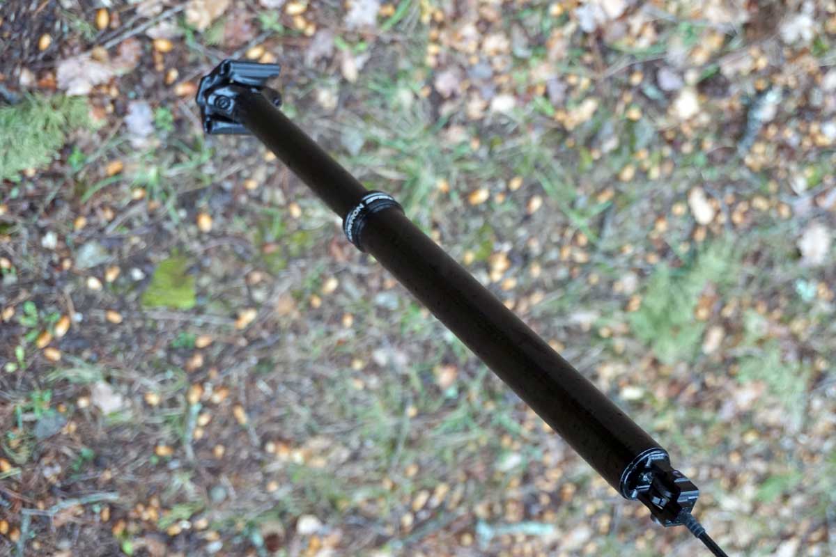 2018 FSA Flowtron dropper seatpost lets you become strong with the (lever) force
