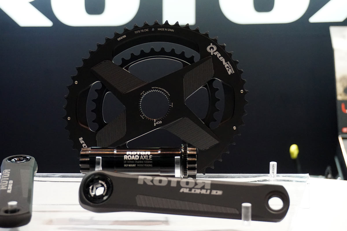 Rotor Aldhu ultralight road cranks get hidden powermeter option