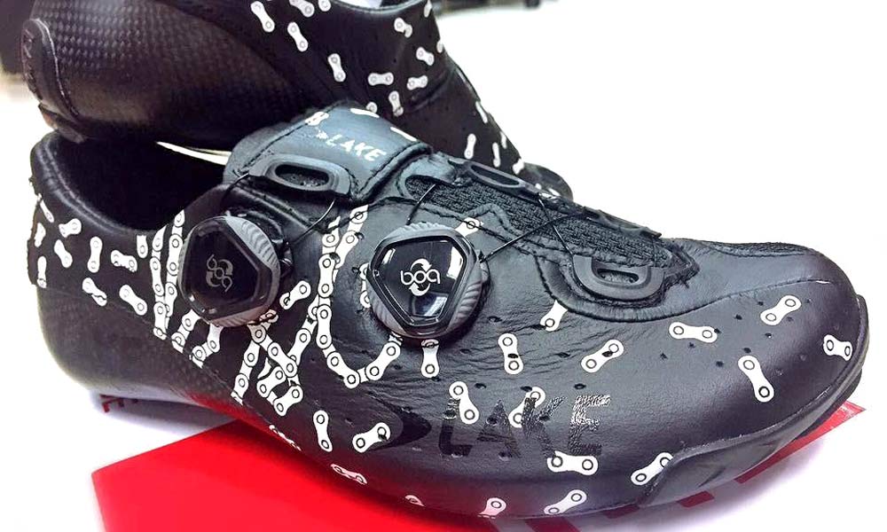 Lake Custom shoe doping lets you match bike, kit, cat, whatever… on road or trail