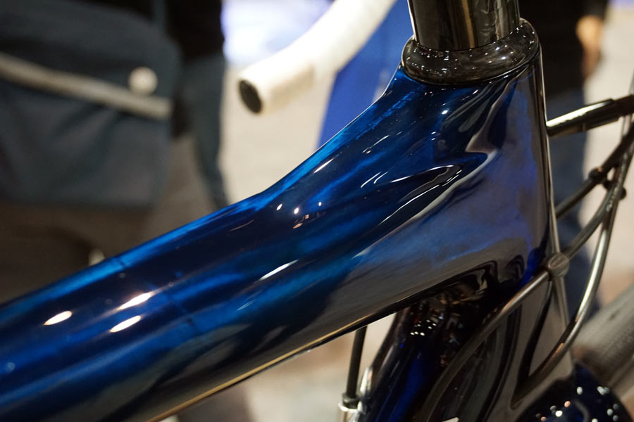 nahbs 2018 allied cycle works deep gloss 3d paint on disc brake road bike