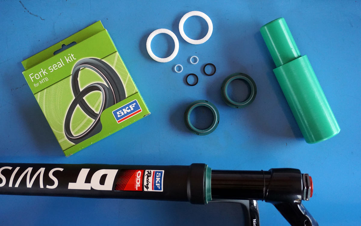 SKF wiper seal upgrade kits for mountain bike suspension forks