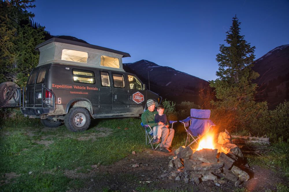 Tonto Trails of Durango offers rental camper vans for the ultimate bike trip.