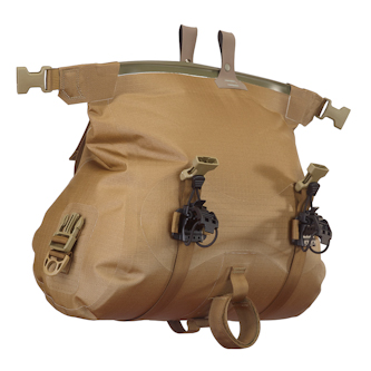 Watershed Drybags Mckenzie handlebar bag, top open