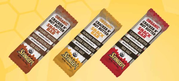 honey stinger nut butter filled crackers covered in chocolate for athletes needing a delicious energy bar during workouts