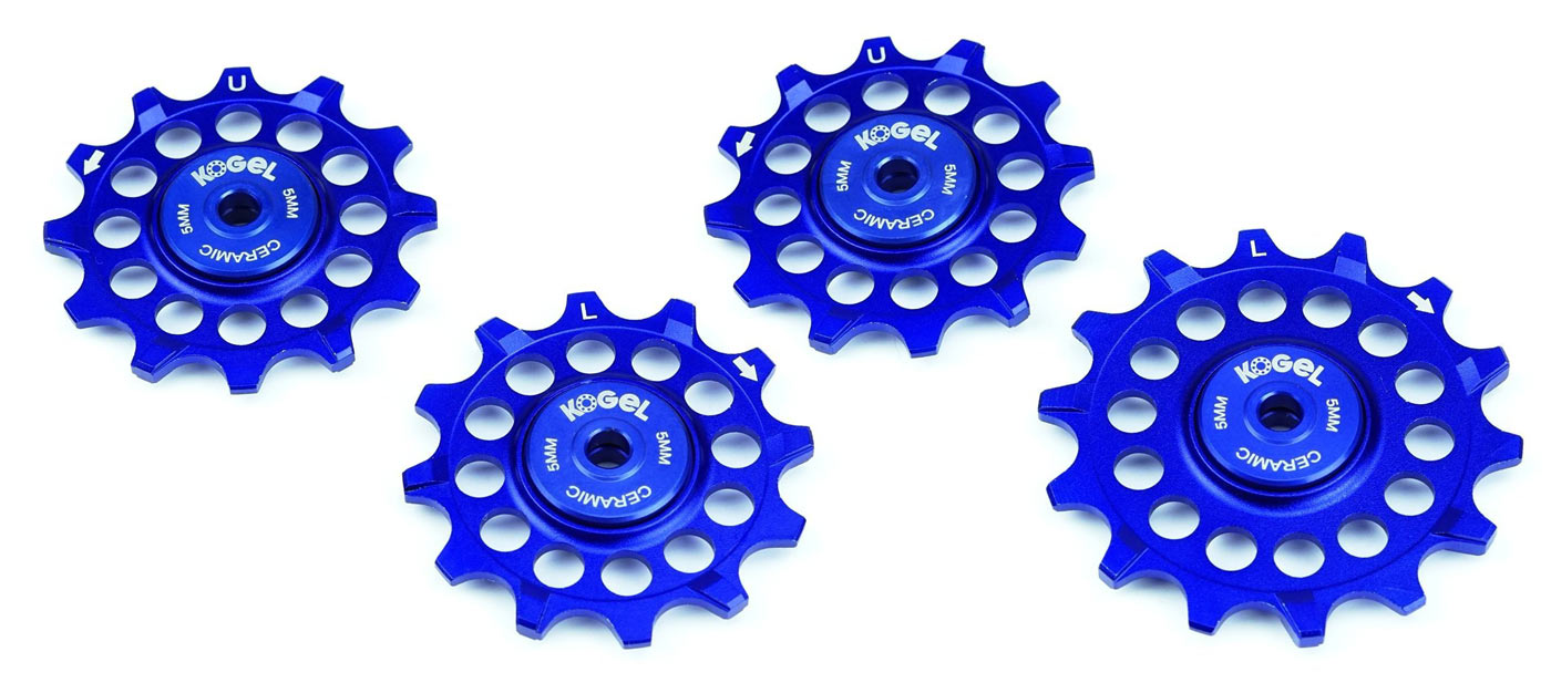 Kogel Bearings gets the blues w/ limited edition ceramic pulleys, YT Mob bottom brackets