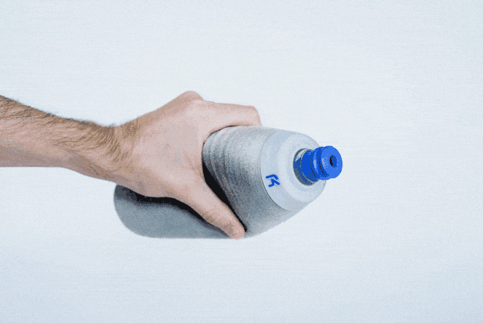 Keego promises the world’s first squeezable titanium water bottle