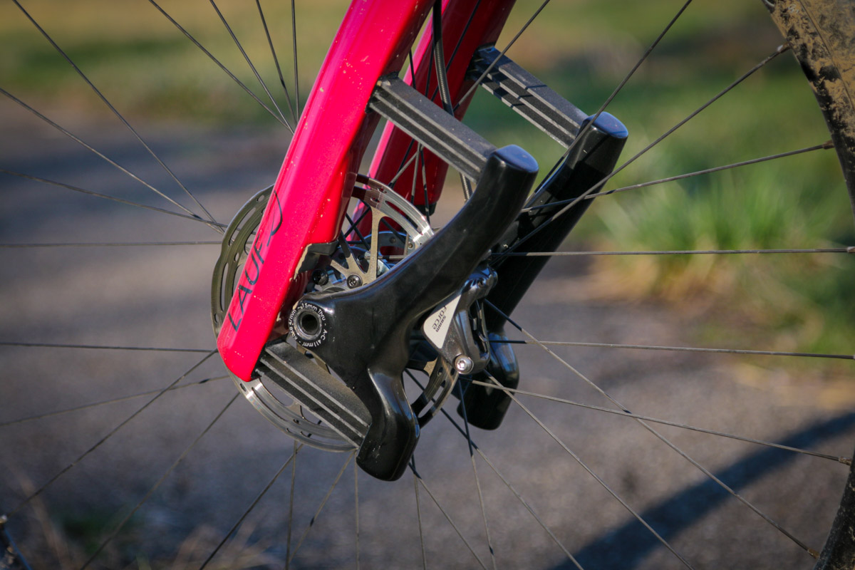 Lauf True Grit gravel bikes get size specific carbon leaf spring suspension forks