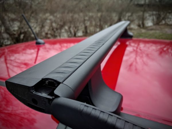 Thule cuts through the air with their AeroBlade roof rack system