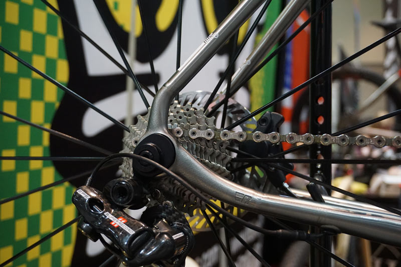 Indy Fab Factory Lightweight titanium road bike with 3D printed dropouts from Reynolds