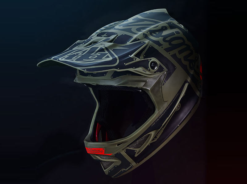troy lee designs D3 Fiberlite full face helmet has same high end features at a lower price