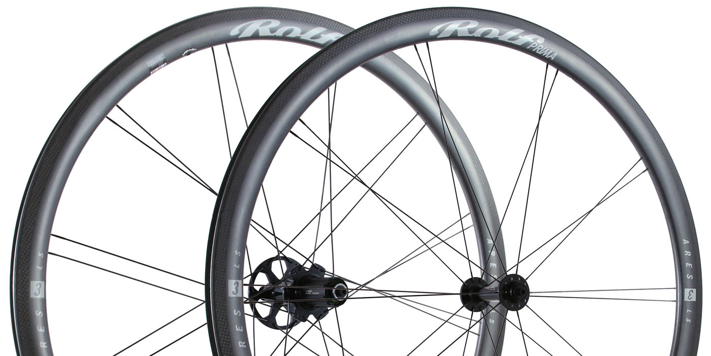 new Rolf Prima Ares3 LS carbon road bike wheels are lightweight and affordable and handbuilt in the USA