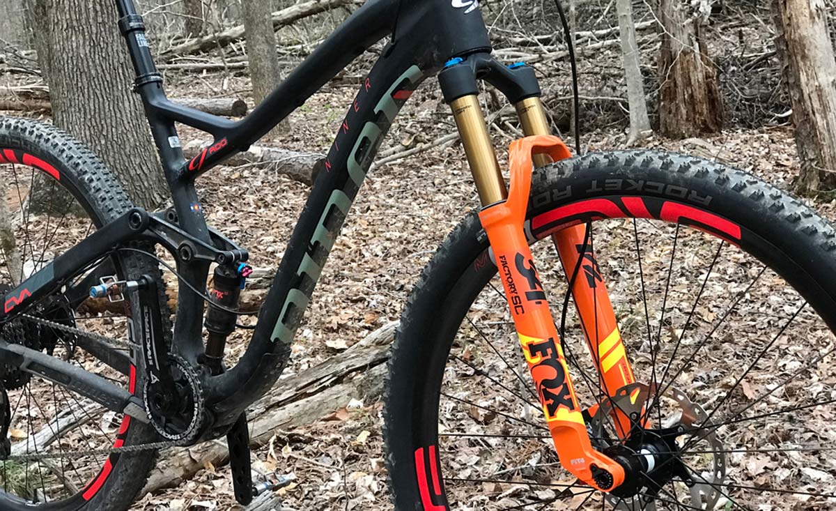 first ride review of the new Fox 34 SC mountain bike fork