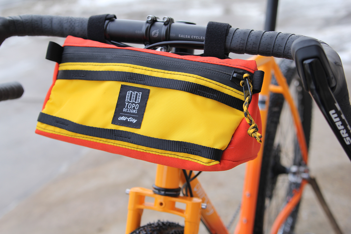 All City teams up with Topo Designs for handlebar bag collaboration