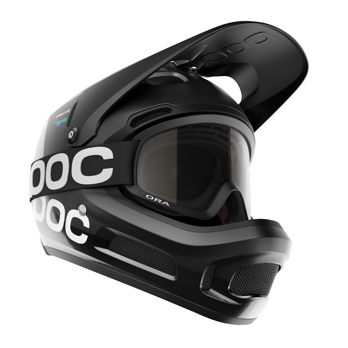 POC takes on DH & Enduro w/ multi-impact Coron Air Carbon Spin full face helmet
