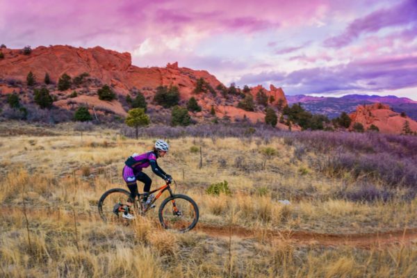 bikerumor pic of the day: Pic by @HolzPhoto, me riding through Red Rock Canyon Open Space, Colorado.