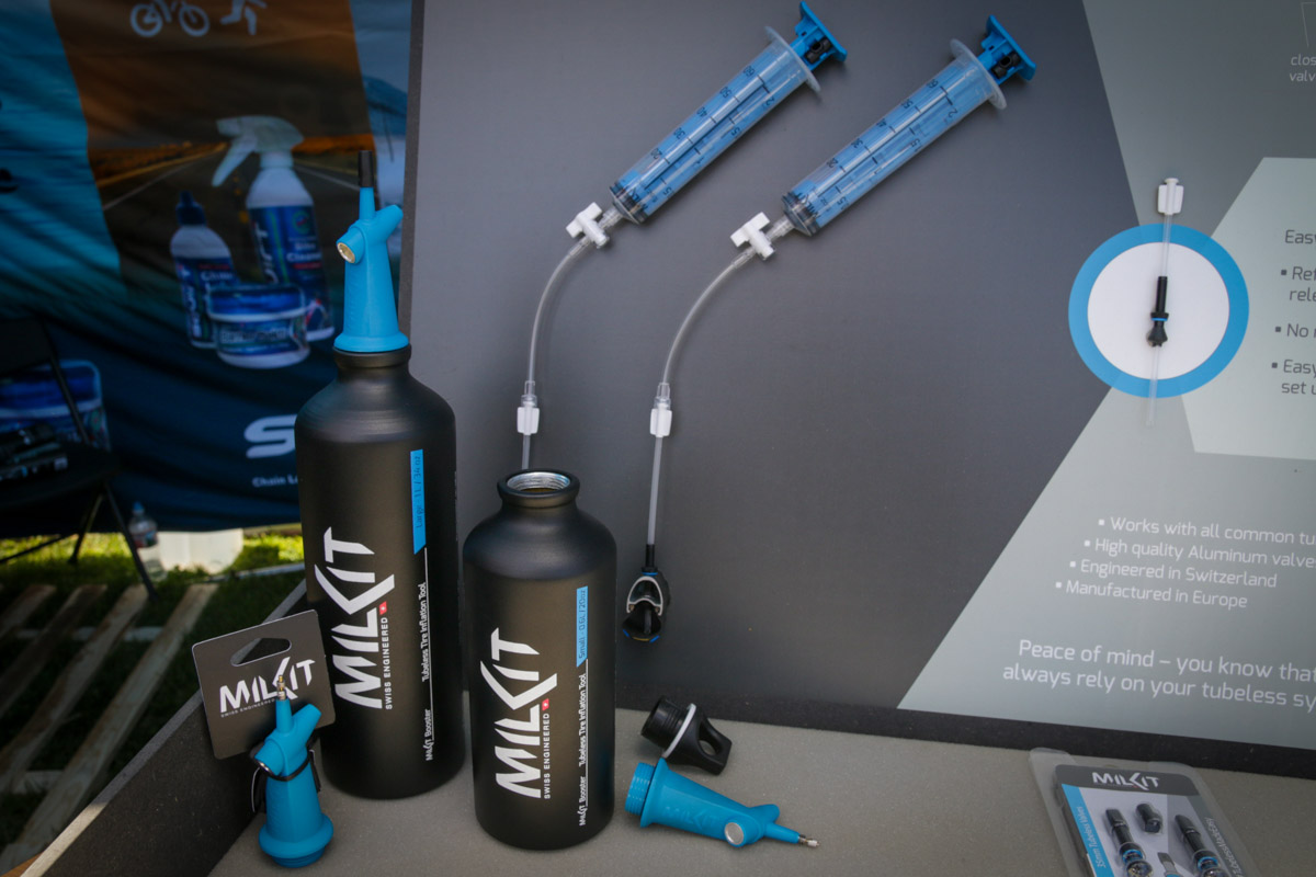 SOC18: milKit Tubeless Booster will seat your tires and quench your thirst