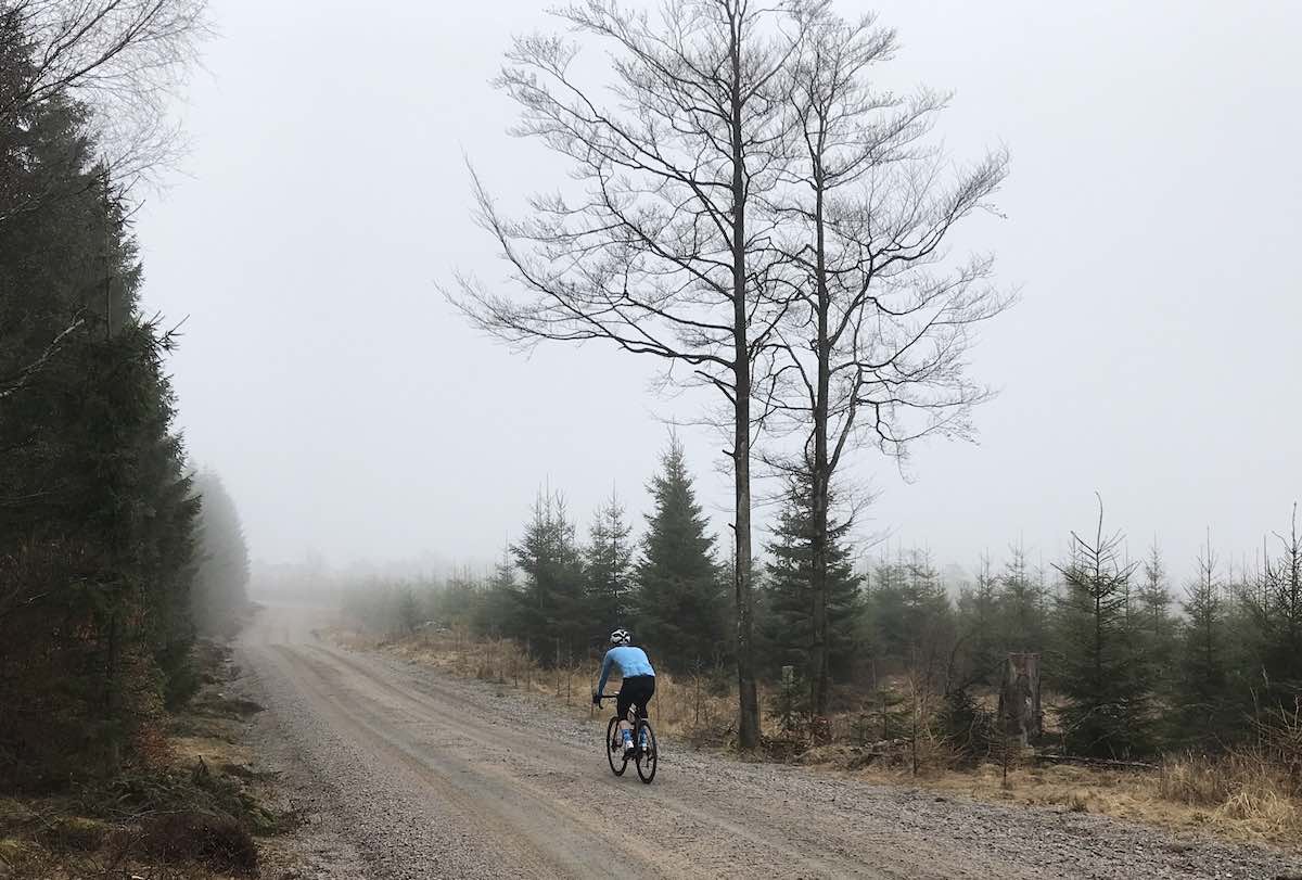 bikerumor pic of the day foggy gravel bike ride in south of Sweden.