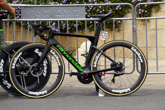 Giro101 Tech: Prototype Cannondale System Six aero disc road bike ...