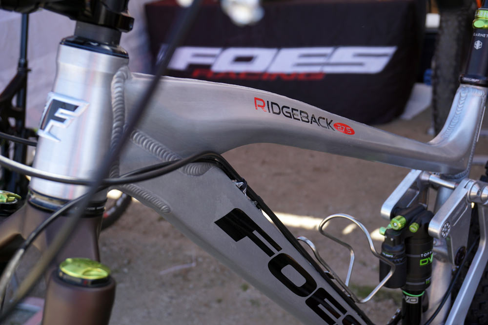Foes Racing Ridgeback trail mountain bike made in the USA and Oakley paint collaboration