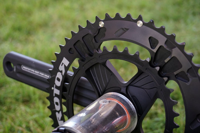 2019 Rotor Vegast road and Kapic mountain bike cranksets with new INpower power meter spindles