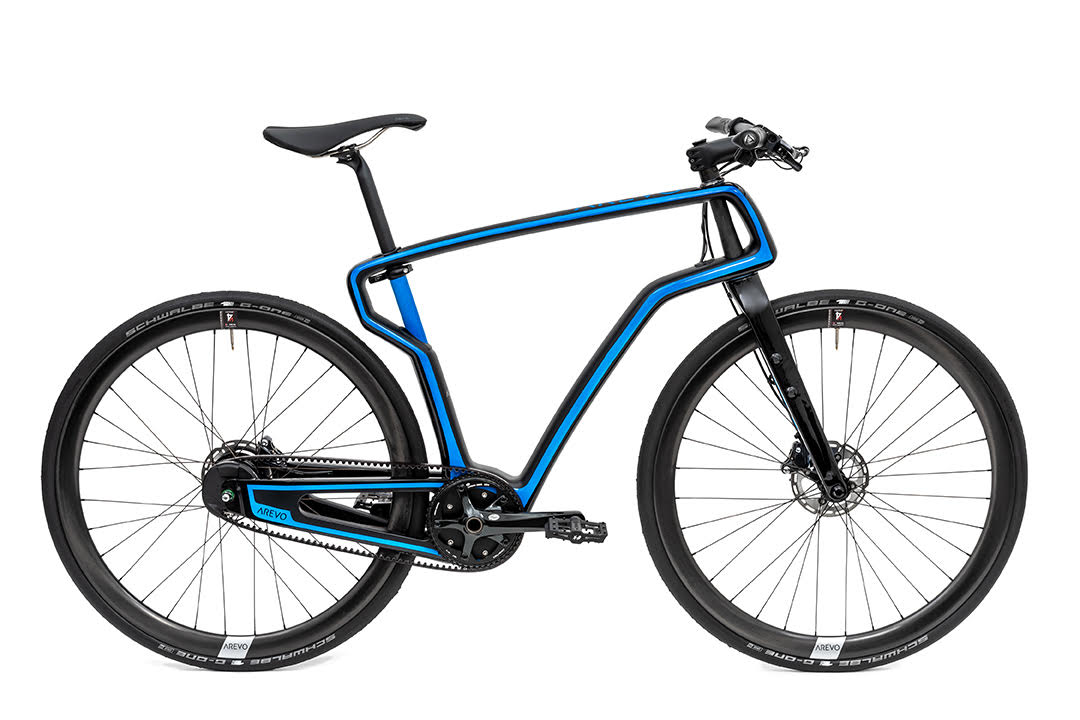 AREVO showcases Free Motion Printing with 3D printed composite bike frame