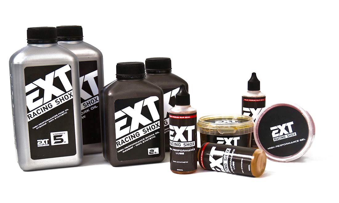 EXT Extreme Racing Shox mix up new line of mountain bike oils & lubes