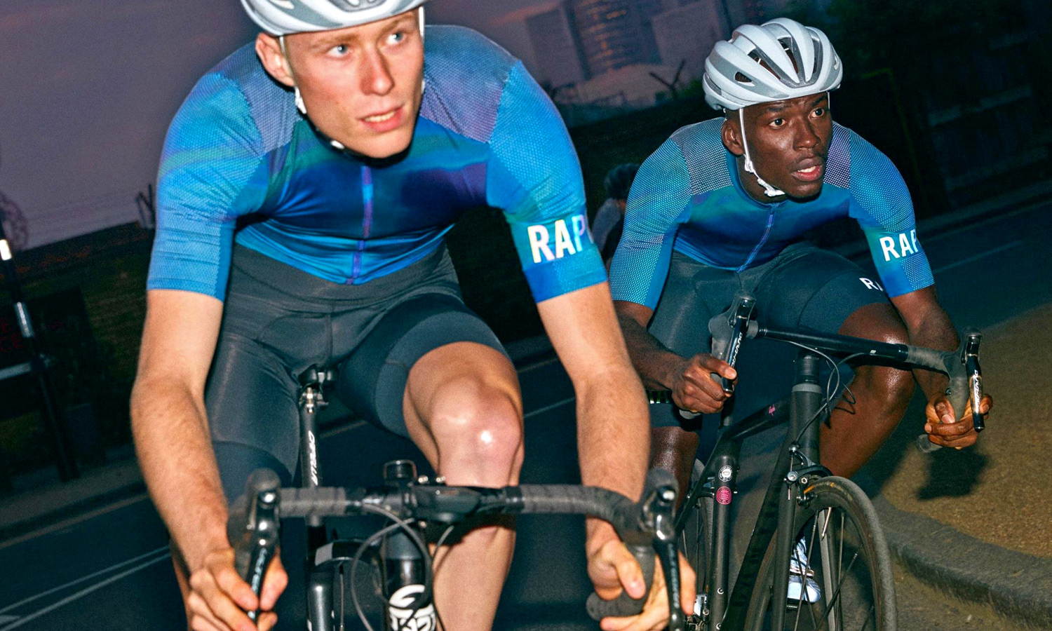 Rapha Crit racers don oil slick inspired, reflective Technicolor dreamsuit & jerseys