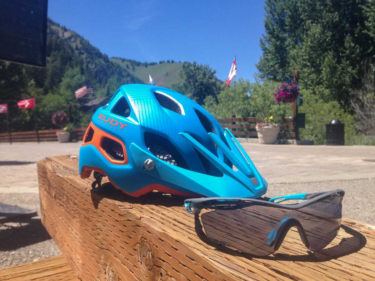 Rudy Project Protera MTB helmet and Tralyx sunglasses