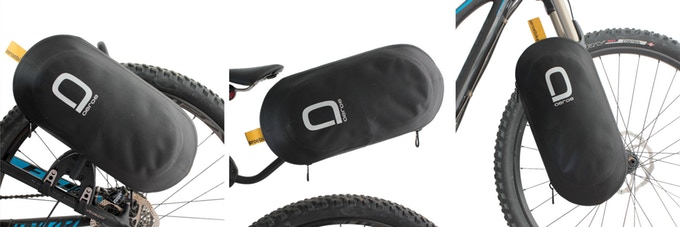 the Aeroe BikePack system is a new modular luggage kit from New Zealand.