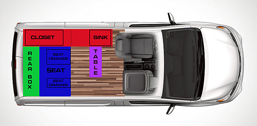 Recon Campers Converts Nissan NV200 Into Getaway Hideouts