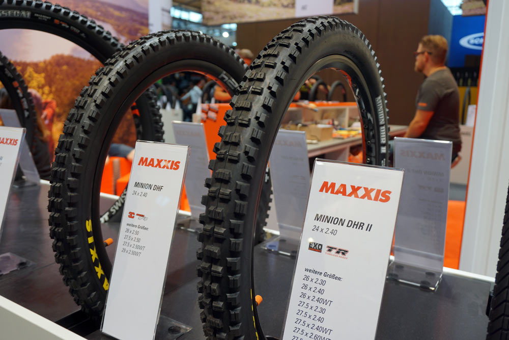 new Maxxis Minion DHF DHR II 24inch youth enduro mountain bike tires