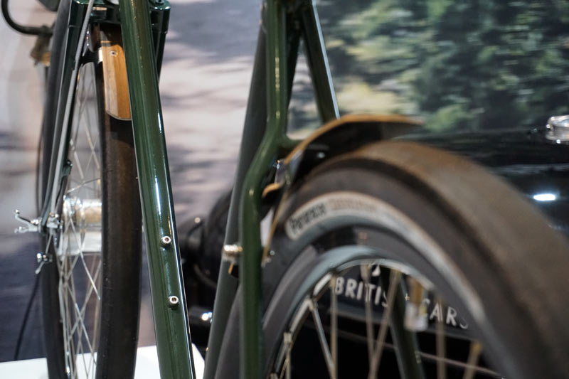 2019 Pashley Morgan 3 cafe racer city commuter bicycle inspired by the Morgan automobile from England