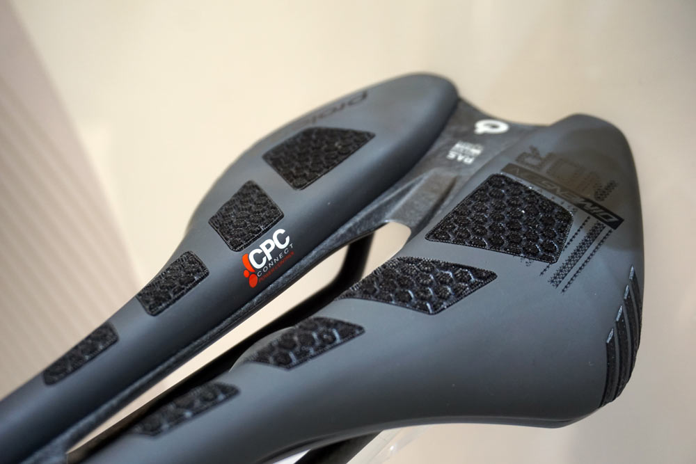 prologo dimension saddles get cpc vibration damping material on the cover to reduce rider fatigue
