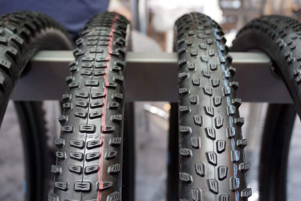 Schwalbe racing ray and racing ralph directional front and rear specific cross country mountain bike tires are optimized for fast performance