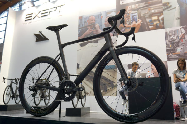 Exept custom monocoque carbon fiber road bikes use a unique sizing system to deliver the perfect fit and geometry