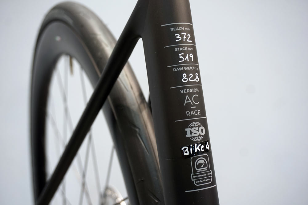 Exept custom monocoque carbon fiber road bikes use a unique sizing system to deliver the perfect fit and geometry