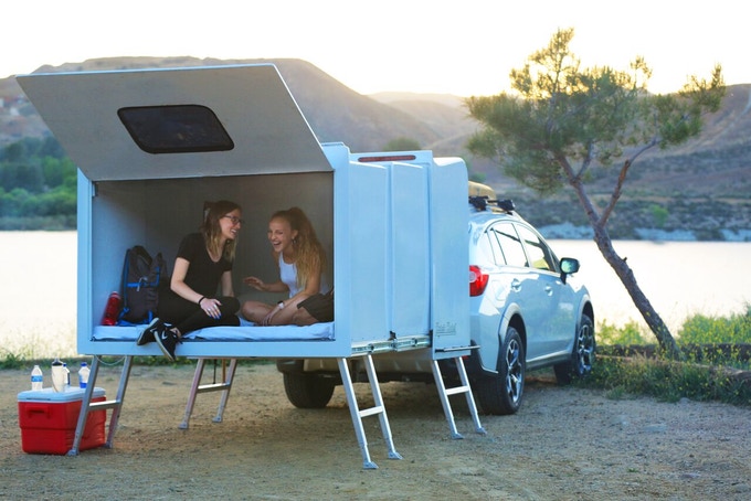 #Vanlife: Hitch Hotel lets you tow an expandable camper without any wheels