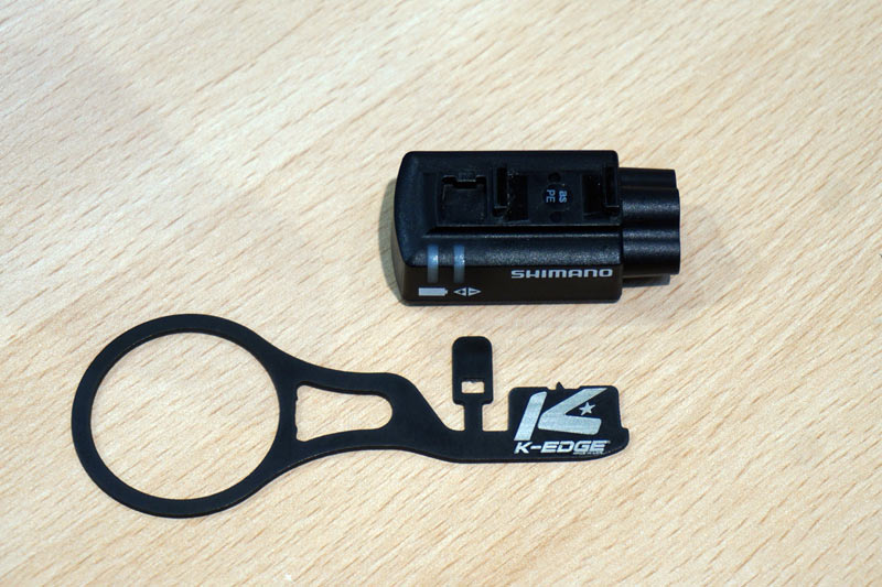 K-Edge Di2 junction box mounts through your headset spacers