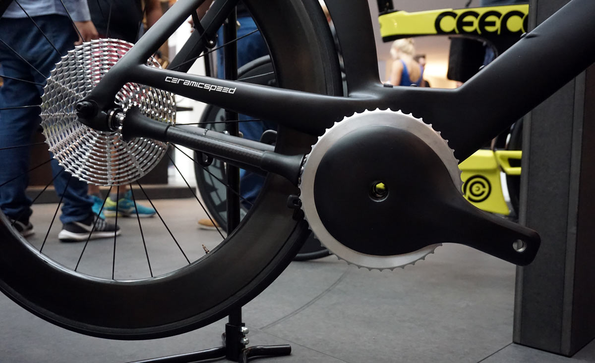 CeramicSpeed Driven concept bicycle drivetrain with no derailleur or chain