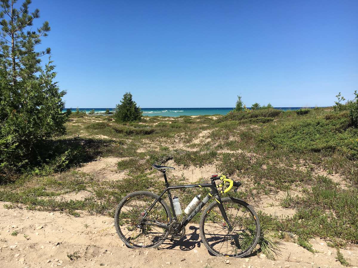 bikerumor pic of the day Felt Bicycles on Beaver Island in Lake Michigan.