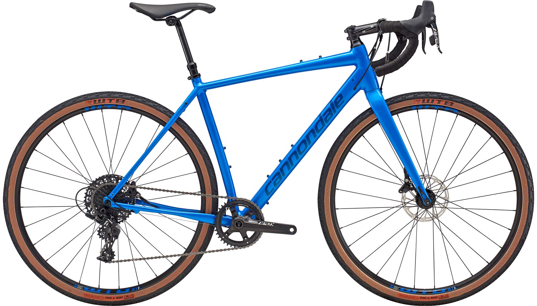 2019 Cannondale Topstone alloy gravel road bike with endurance geometry and wide tire clearance