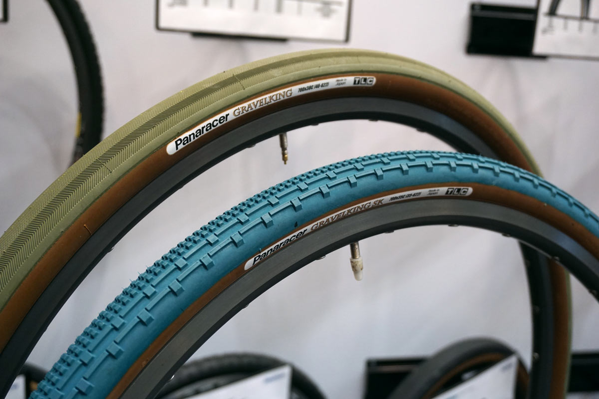 panaracer gravel king limited edition olive green and teal blue colors