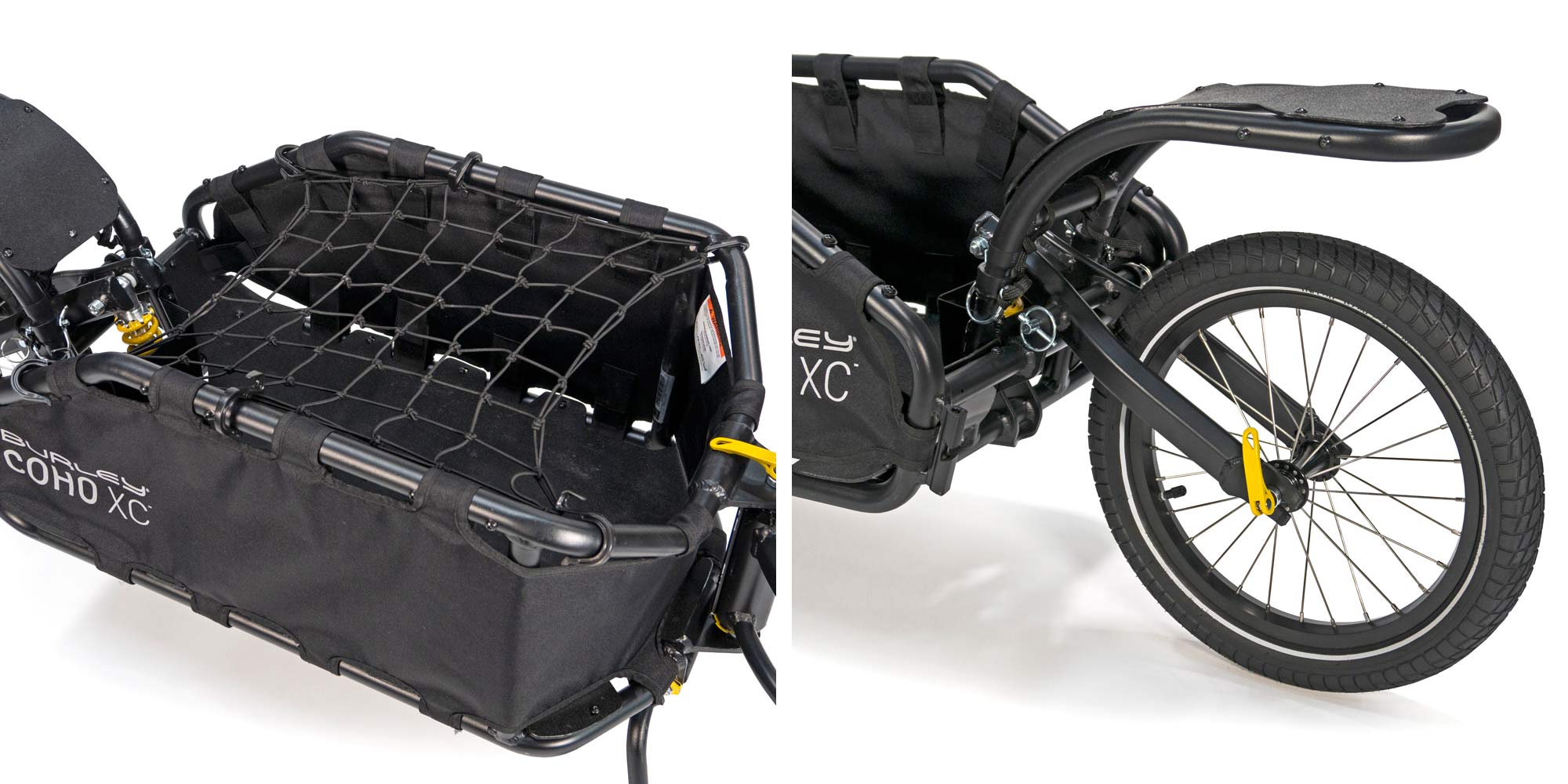 Burley Coho XC, an adventure-ready off-road bike trailer