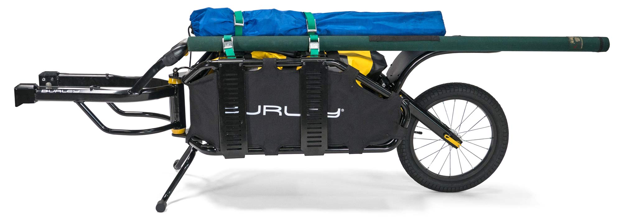 Burley Coho XC, an adventure-ready off-road bike trailer