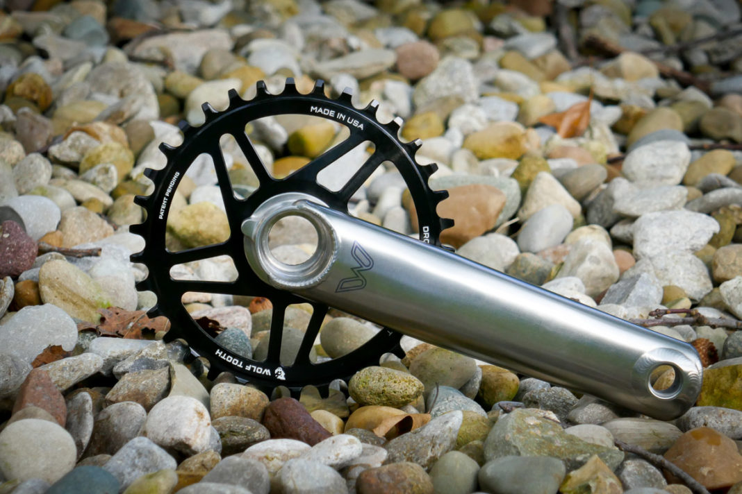 Hands On Cane Creek eeWings titanium 1x crankset for mountain bikes