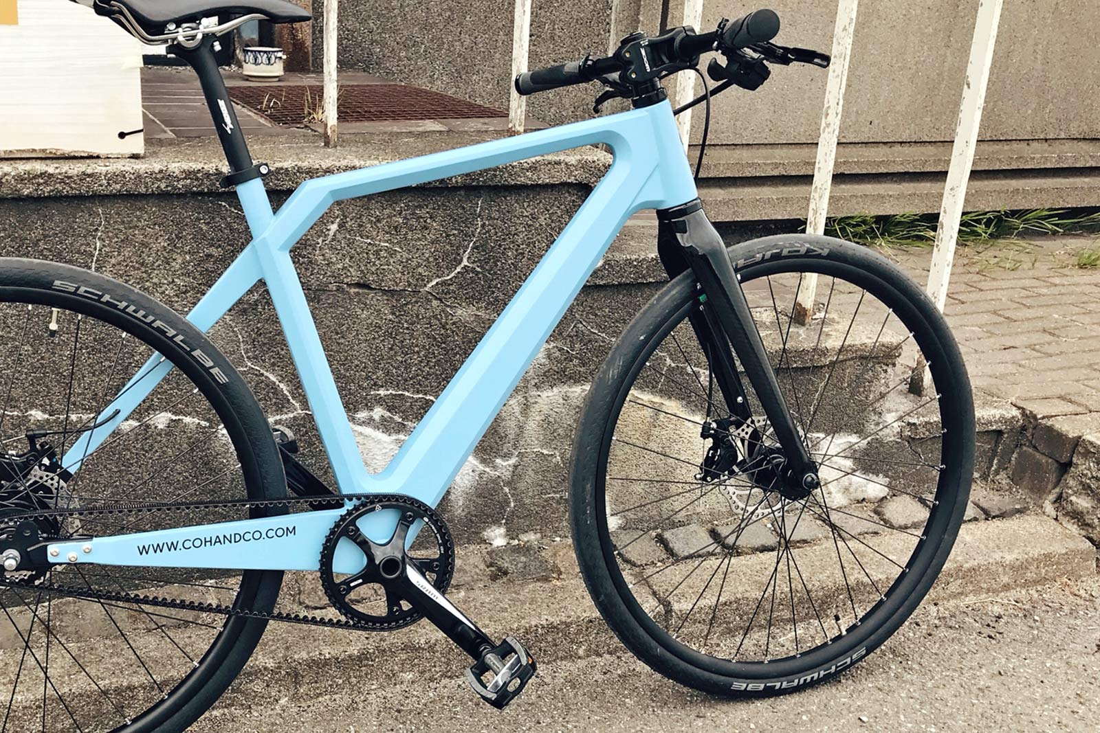 carbon fiber city bike