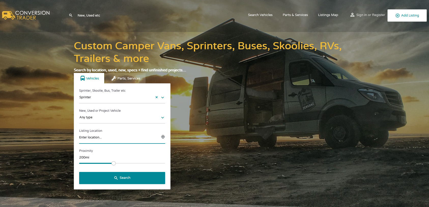 #Vanlife: Conversion Trader adds option for buying & selling vans, RVs, buses, more