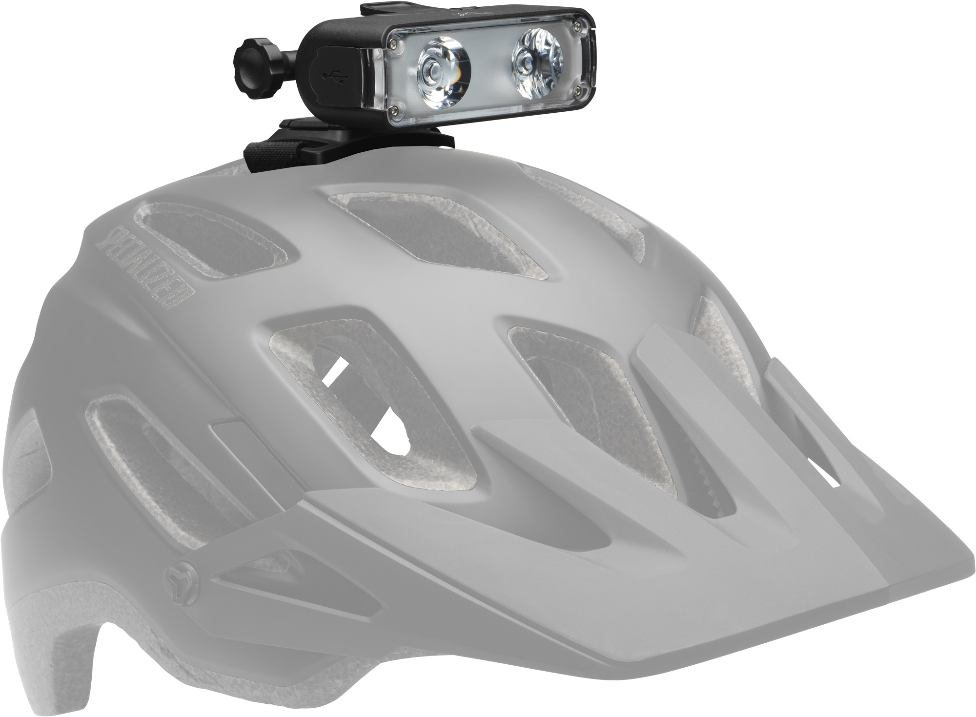 Specialized Flux 1200 headlight uses dual beams for even better illumination