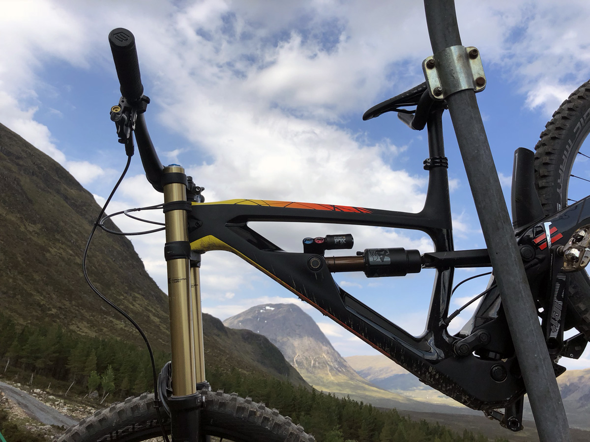 First Ride: Rolling through Glencoe on the new Polygon XquarOne DH 