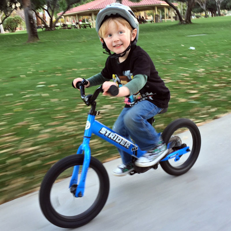 Strider 14x balance bike converts to pedal bike as your kid grows